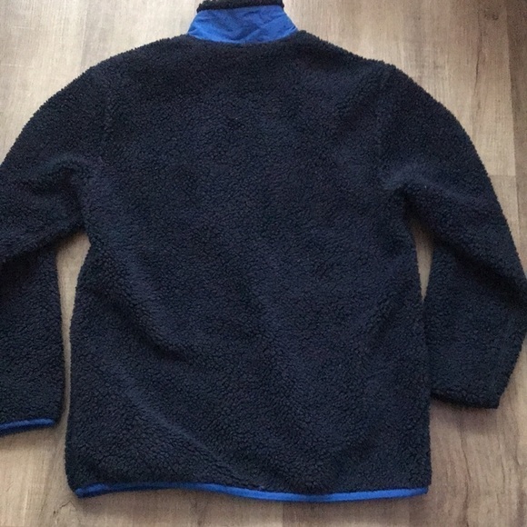 Old Navy Boys Sherpa Zip Up Sweater Large 10-12 Years - Picture 10 of 10